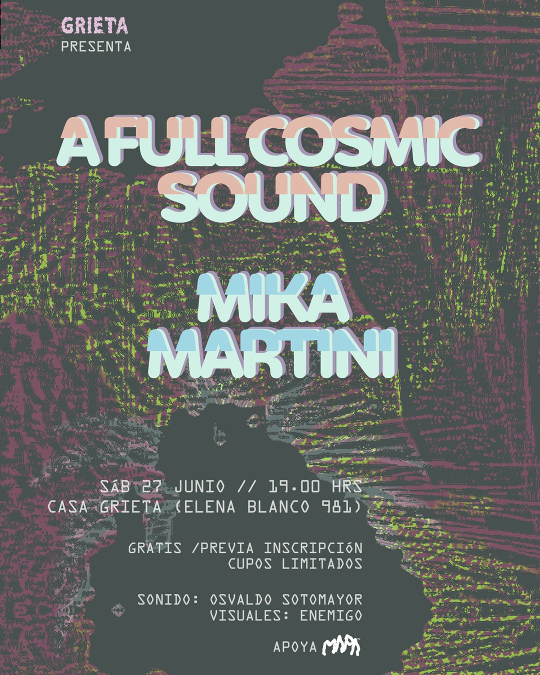 INSCRIPCIÓN GRATUITA: A FULL COSMIC SOUND + MIKA MARTINI